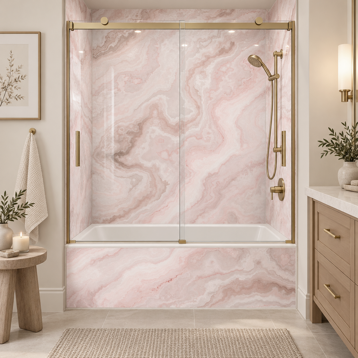 Jacqueline tub surround rendering