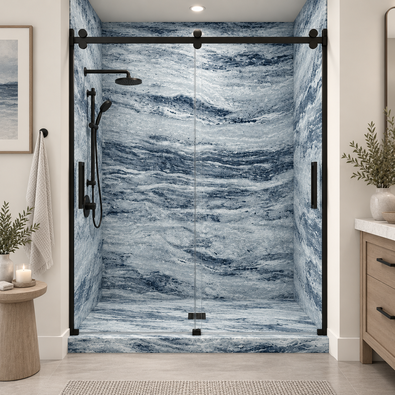 Kenai shower rendering