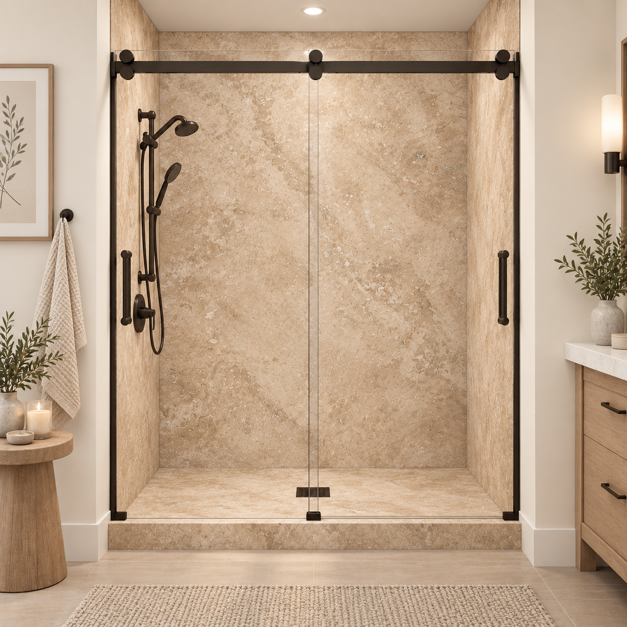 Leche shower rendering