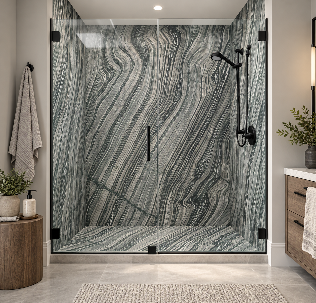 Cosmere shower surround rendering