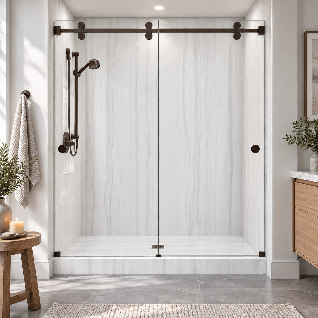 Alps shower rendering