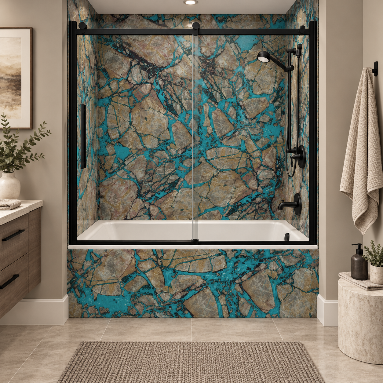 Navajo tub surround rendering