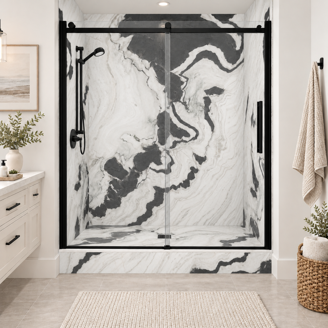 Panda shower rendering