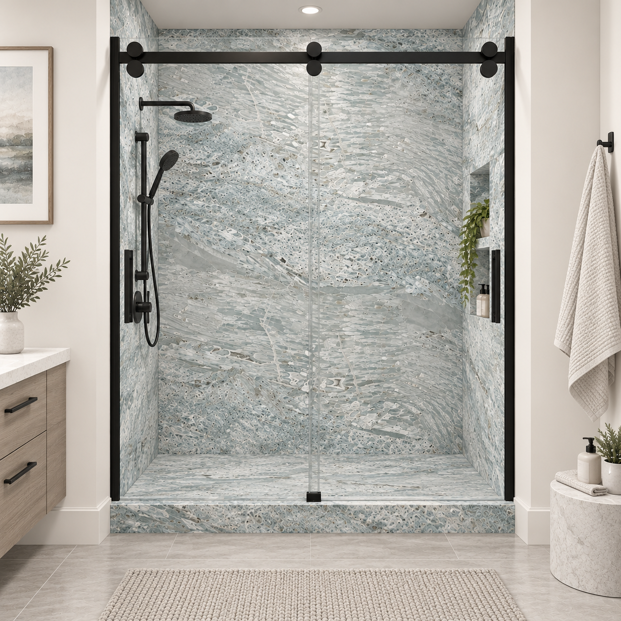 Oceanside shower rendering