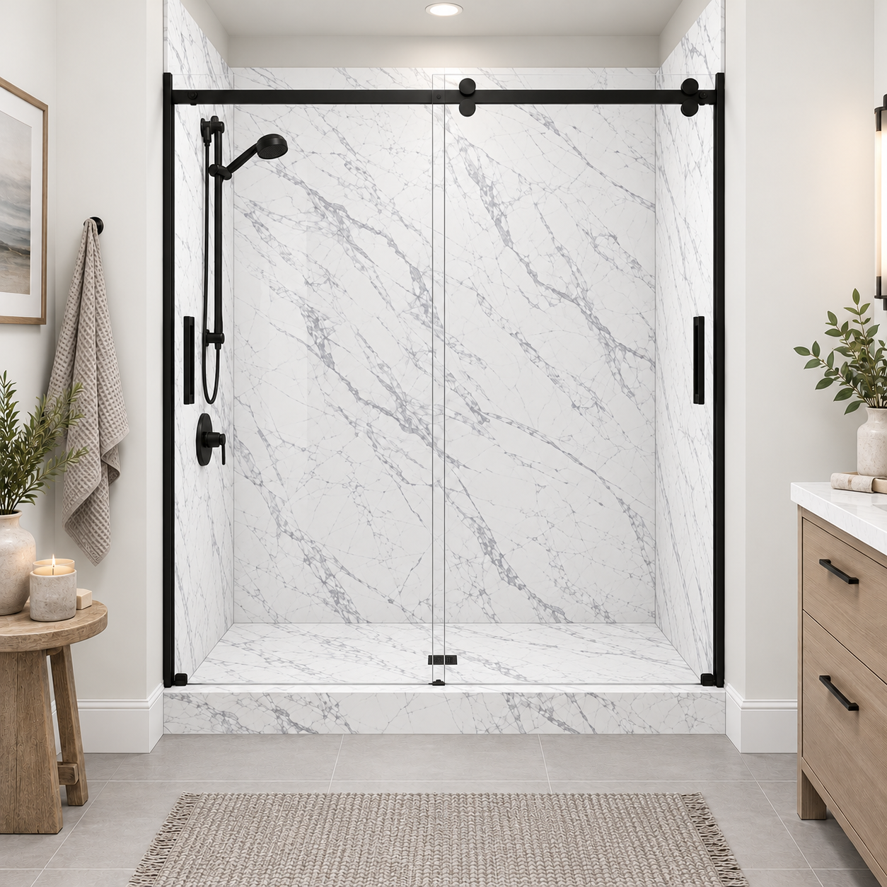 Gray Ferrera shower rendering