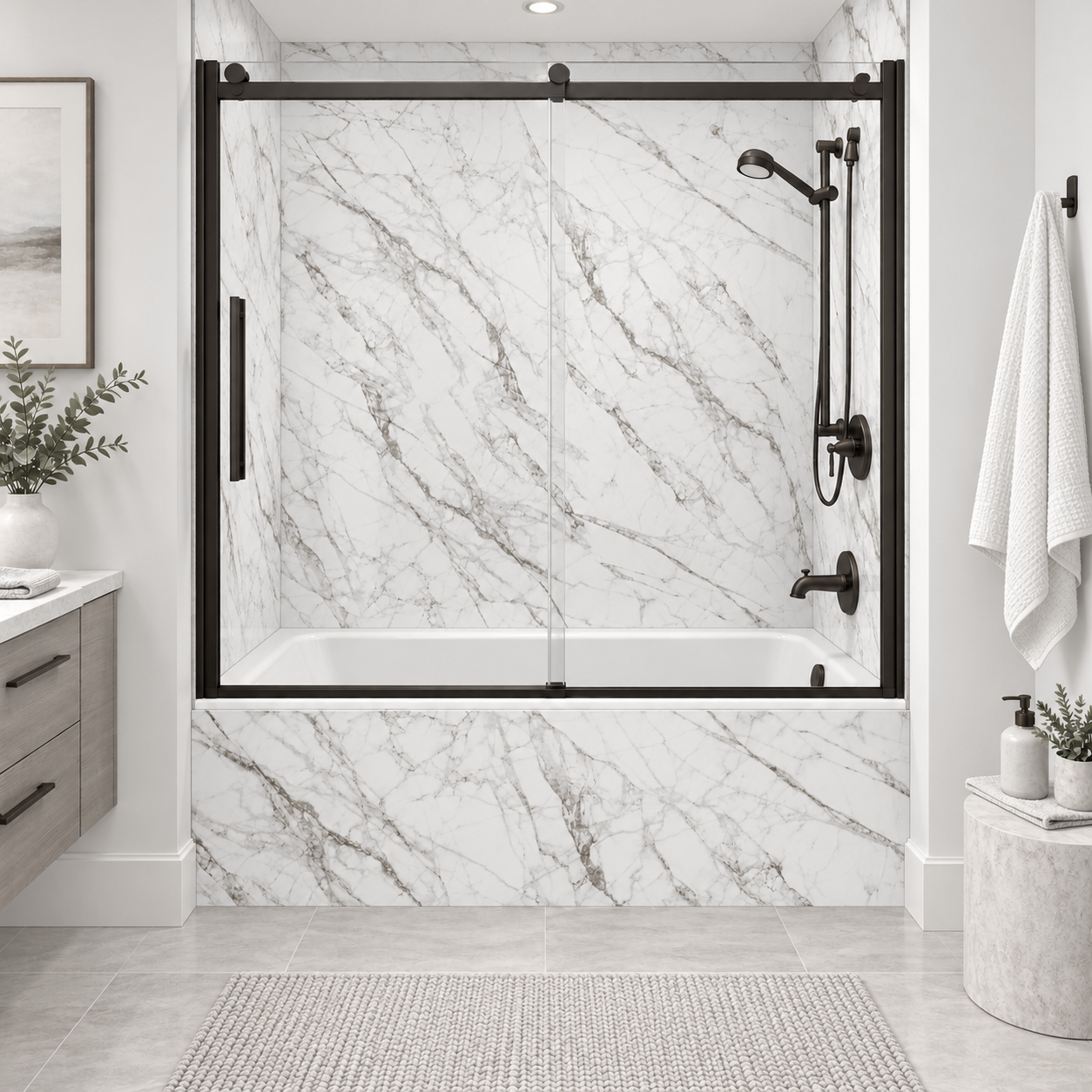 Palermo tub surround rendering