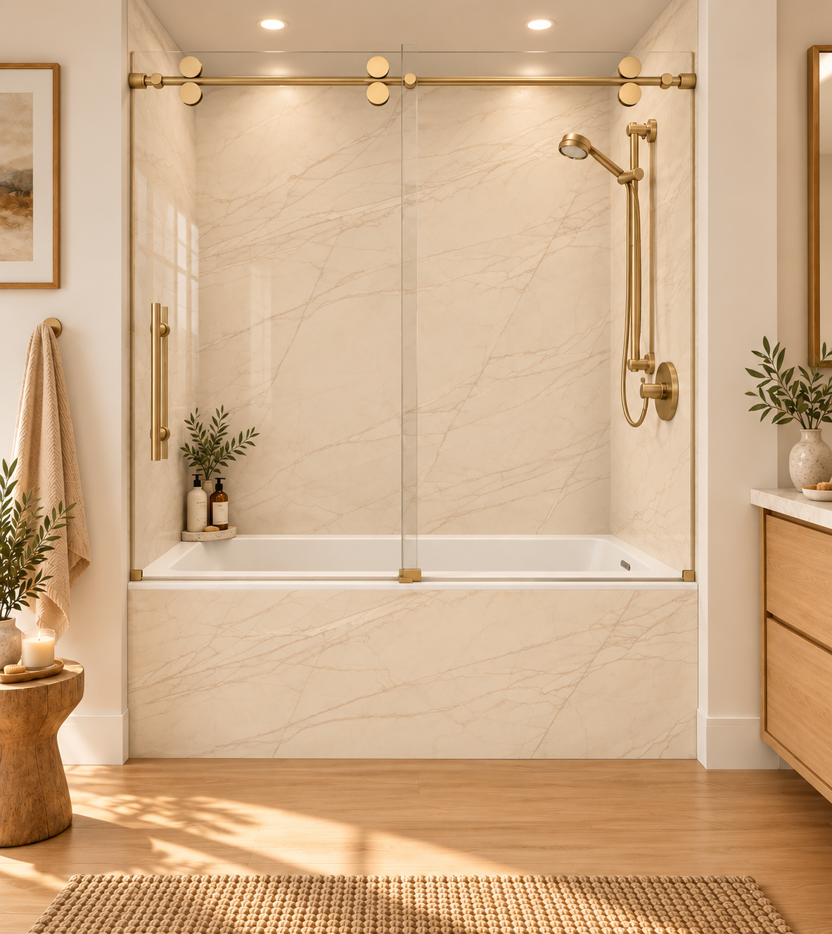 Dusty Ridge tub surround rendering