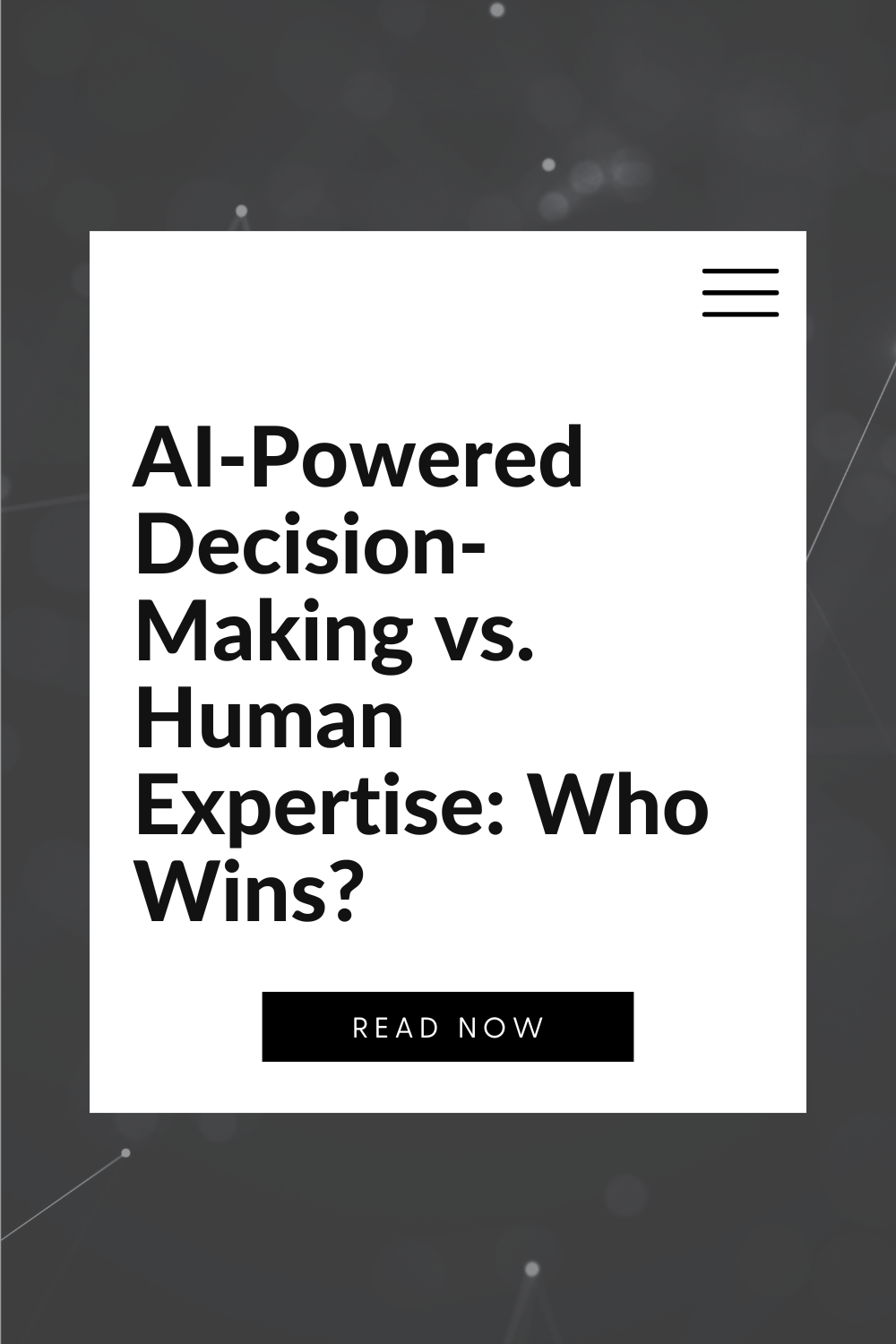 AI-Powered Decision-Making vs. Human Expertise: Who Wins?&nbsp;