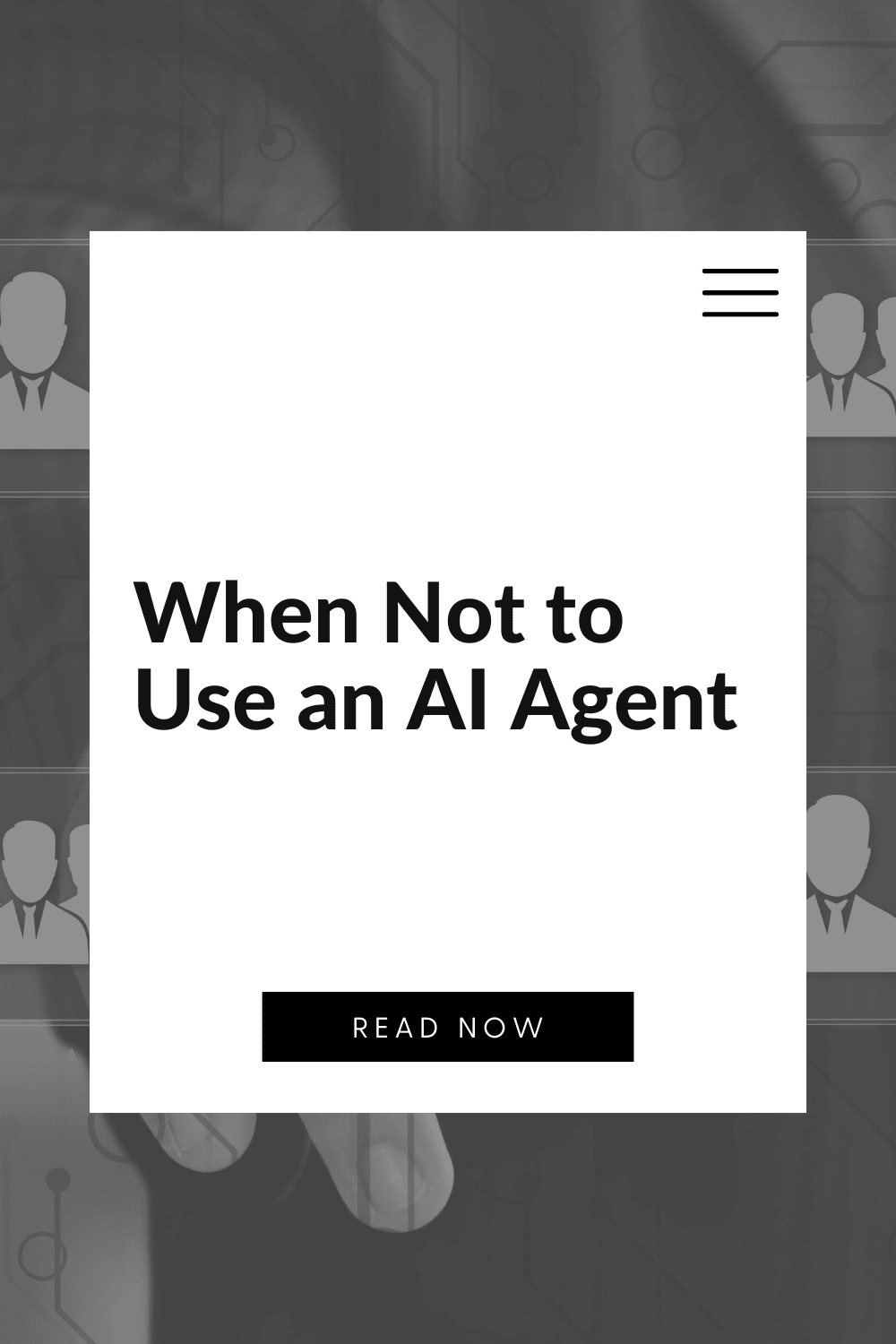 When Not to Use an AI Agent