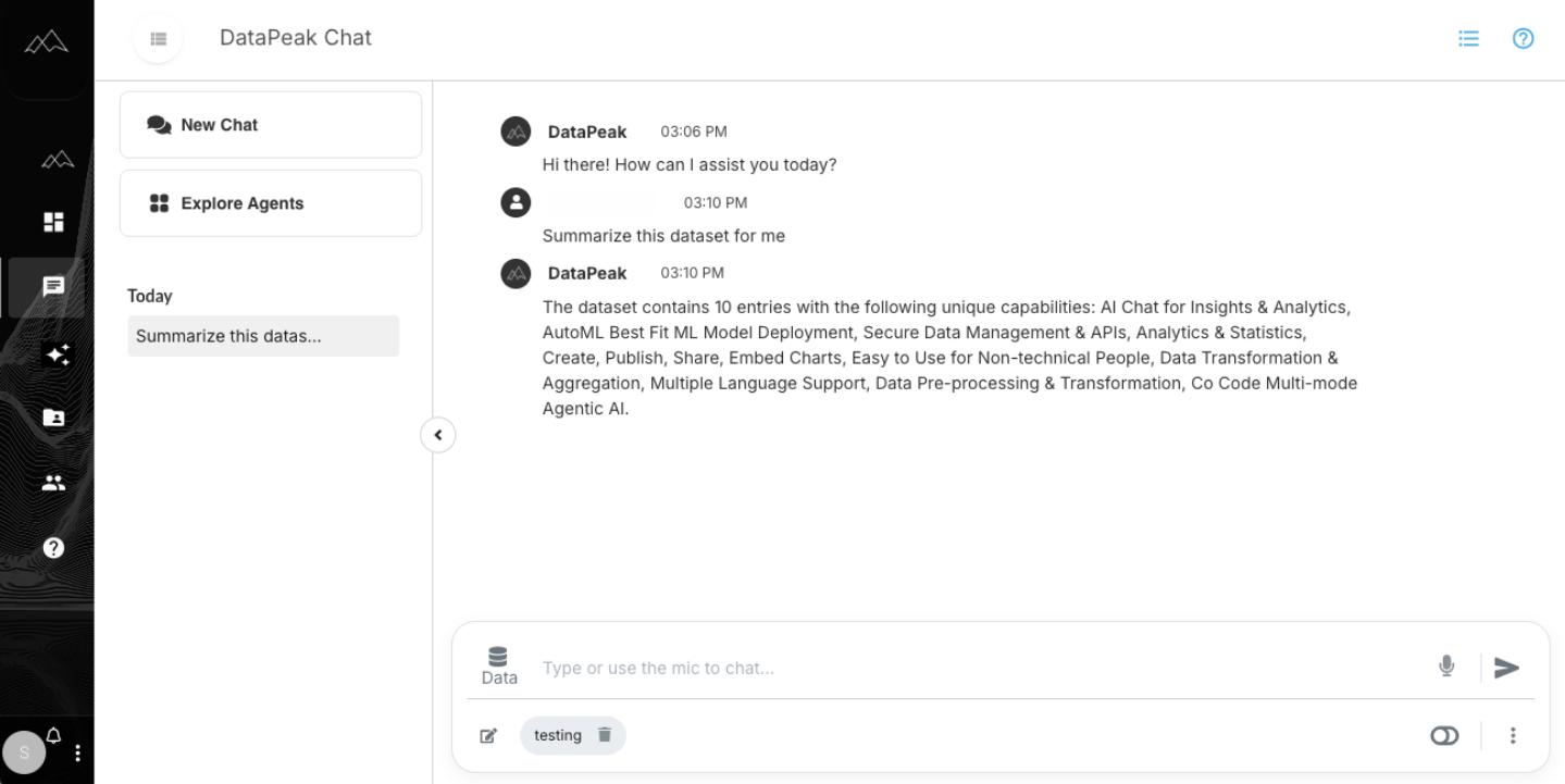 Ask Questions About Your Data