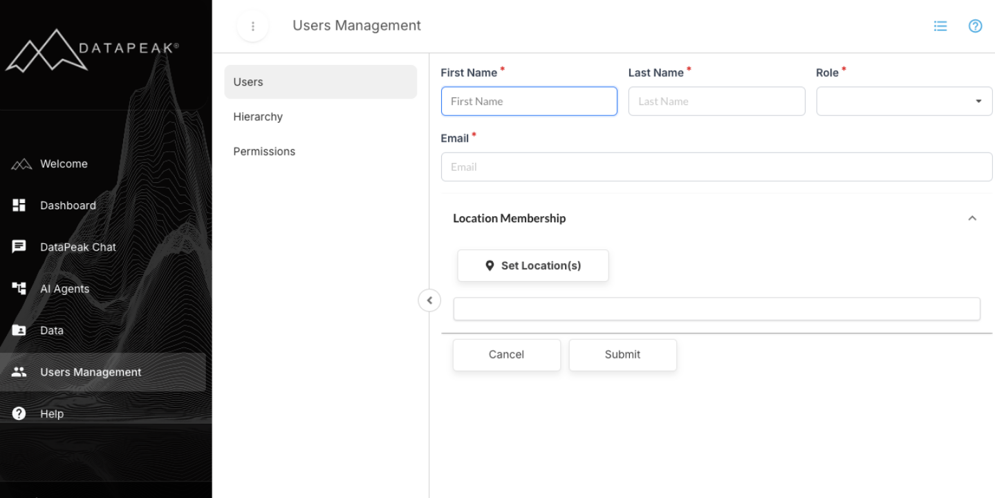 Users Page