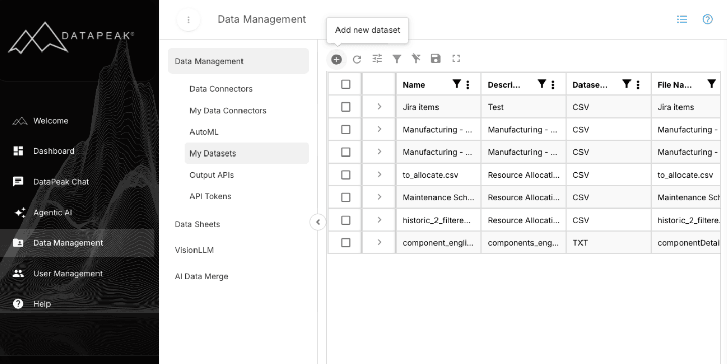 Upload from the Welcome Page