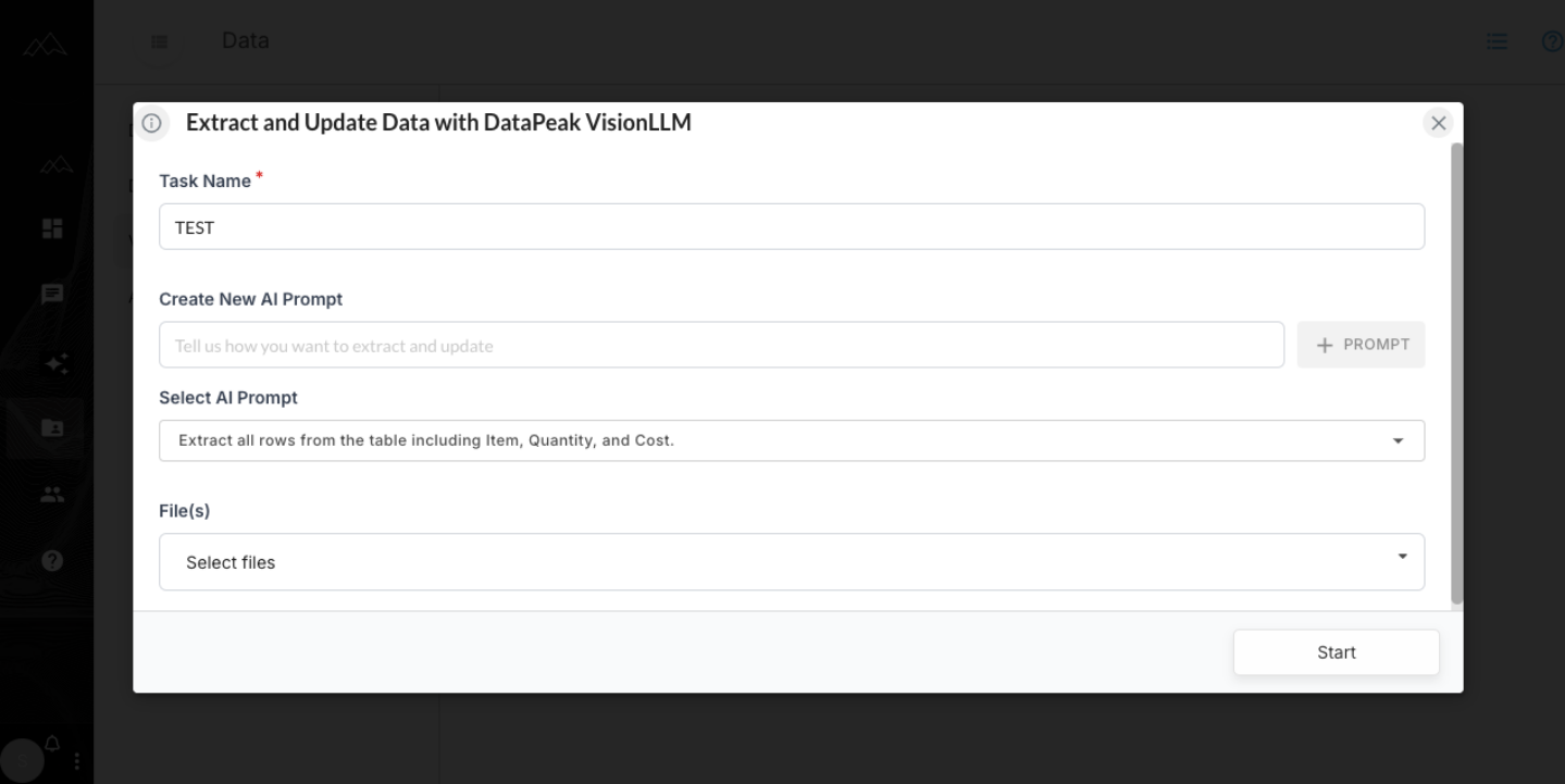 Extract Structured Data (JSON Extraction)