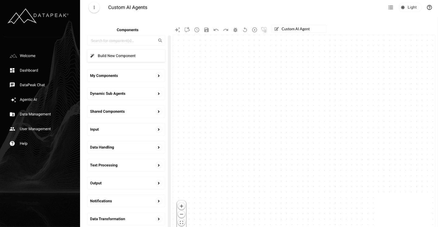 DataPeak Custom AI Agent Components
