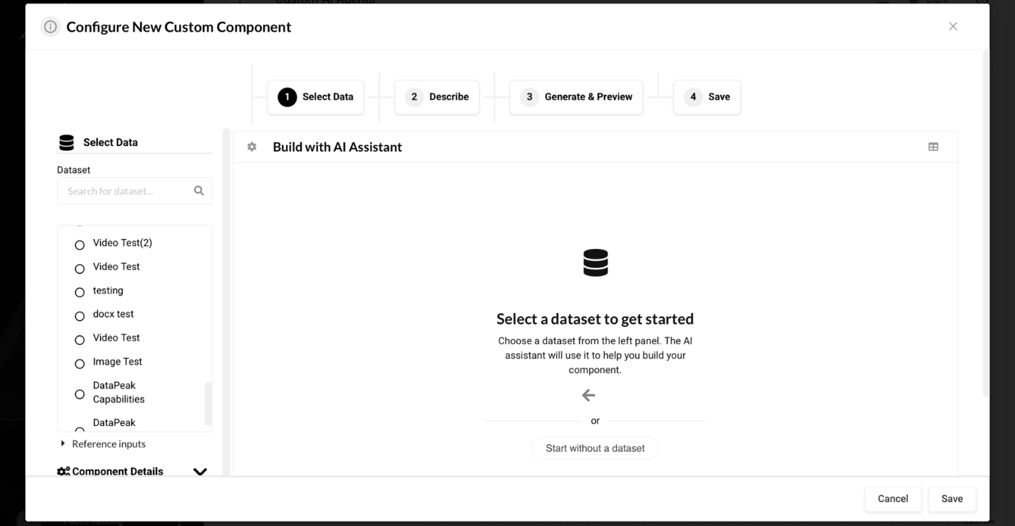 Configuring a Custom Component