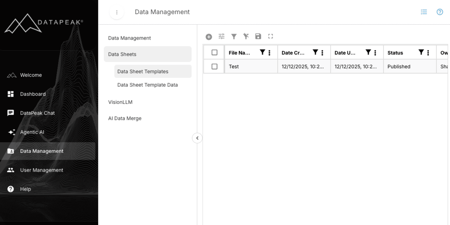 How to Open Data Sheets