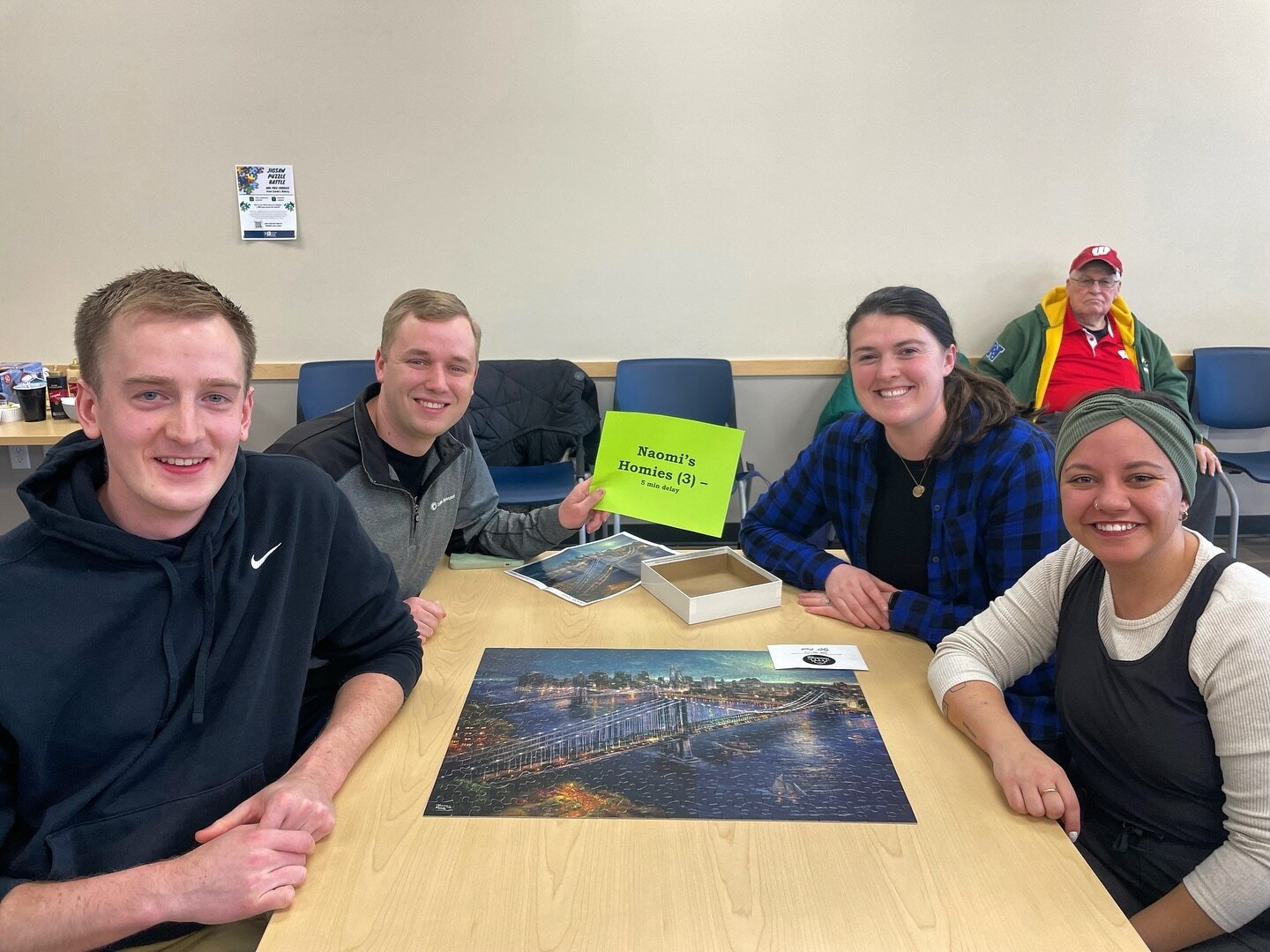 Still reminiscing on how we got to join our friends Kyle + @lexy_swart in a 🧩 speed puzzling 🧩 competition through the @lacrossecountylibrary in Holmen last weekend and we came out on top 🎉 Who knew games and puzzles in our free time would prepare
