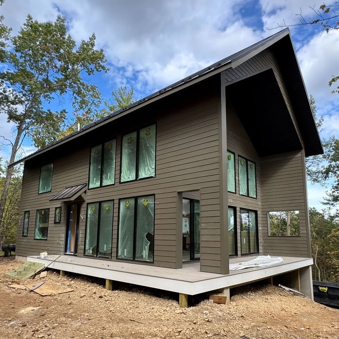 progress. new construction in VA #bryceresort #beaghaus #alwayscustom #modern
