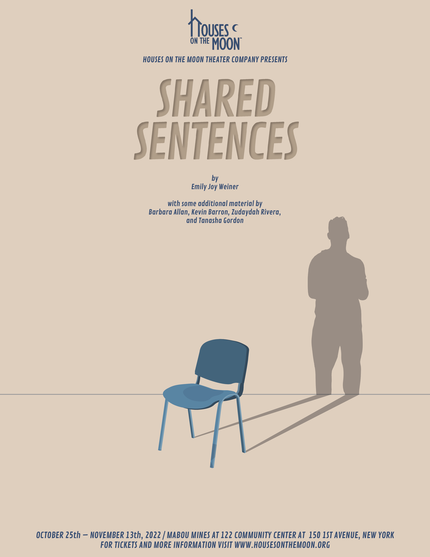Joe Nelms Freelance Writer ACD Creative Director – Shared Sentences Poster