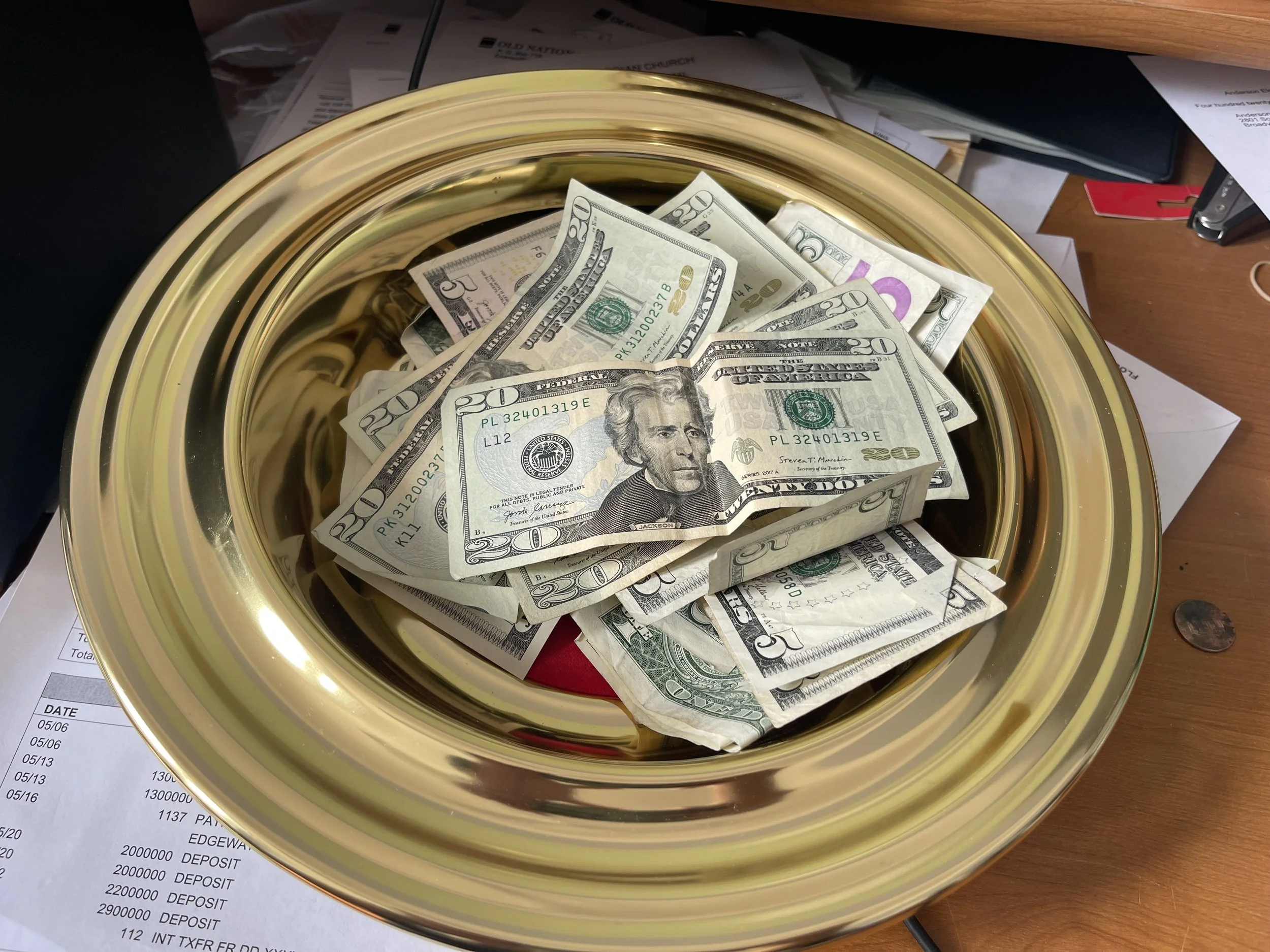 He gave more than he should’ve; he has less than I have