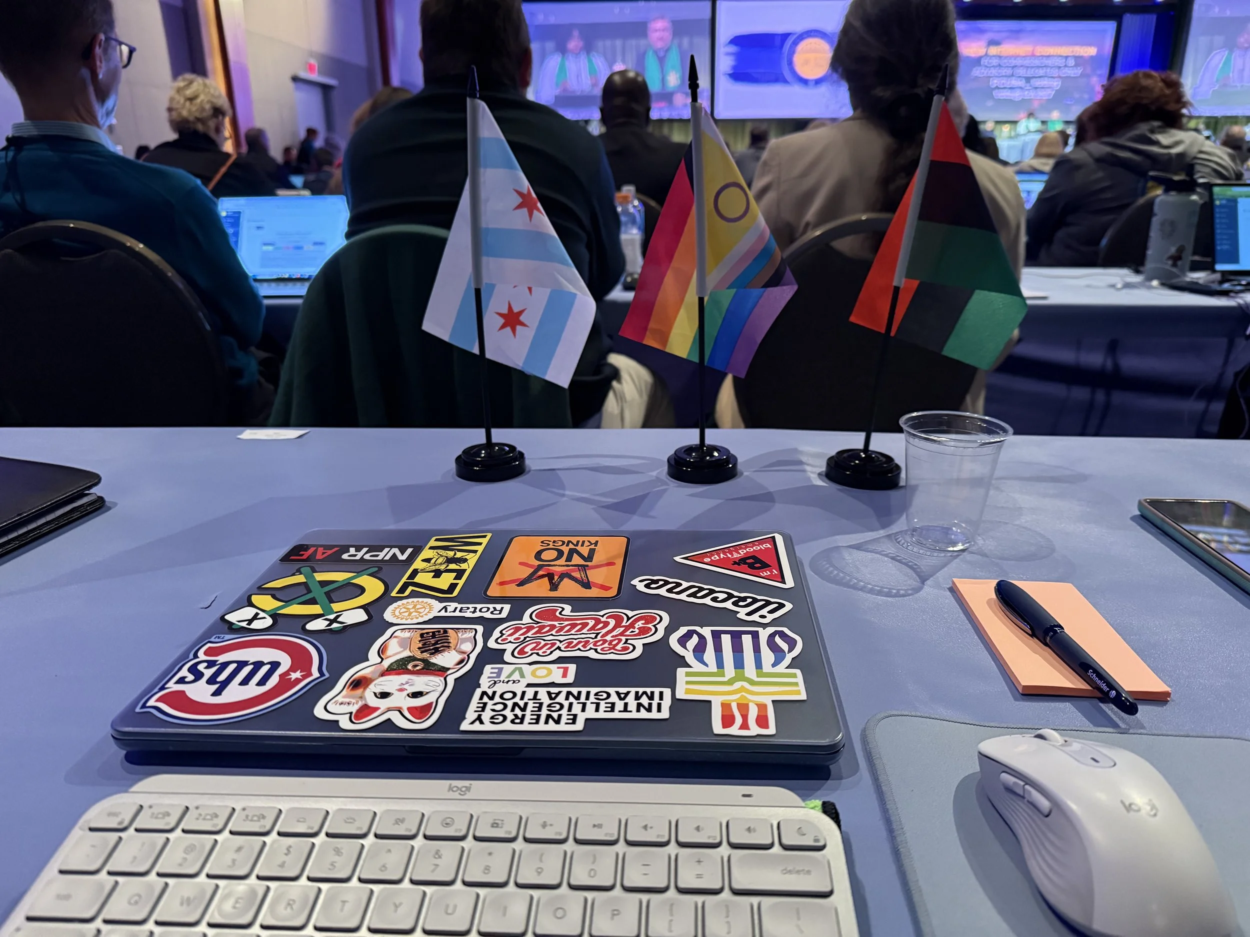 Dispatches from GA227: Bagpipes, women, Tagalog, Rubik’s cube, network fail