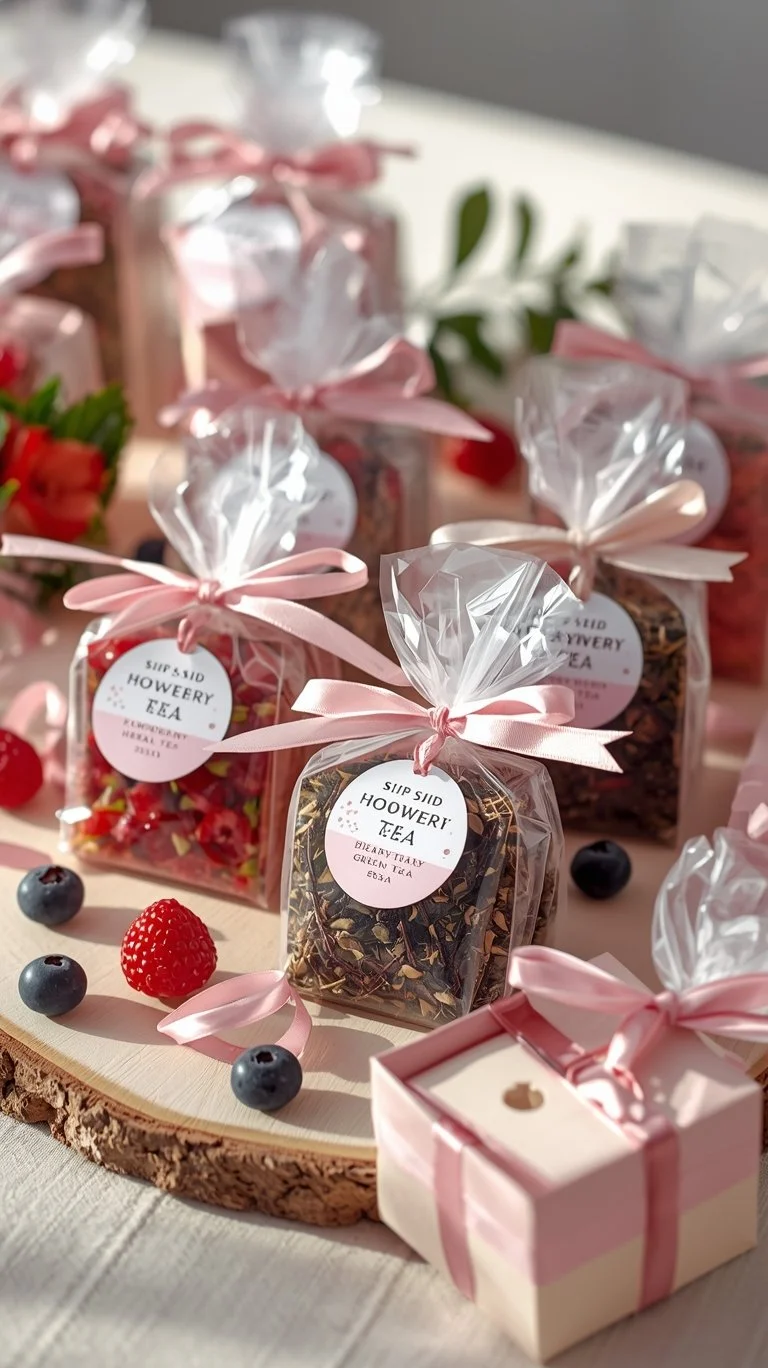 charming “Berry Sweet” baby shower favor