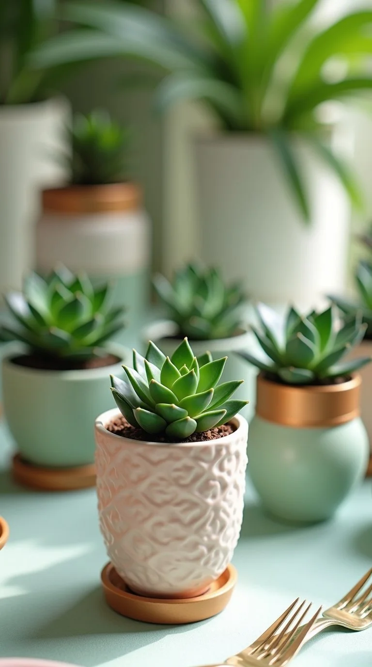 Palm Leaf-themed baby shower favor