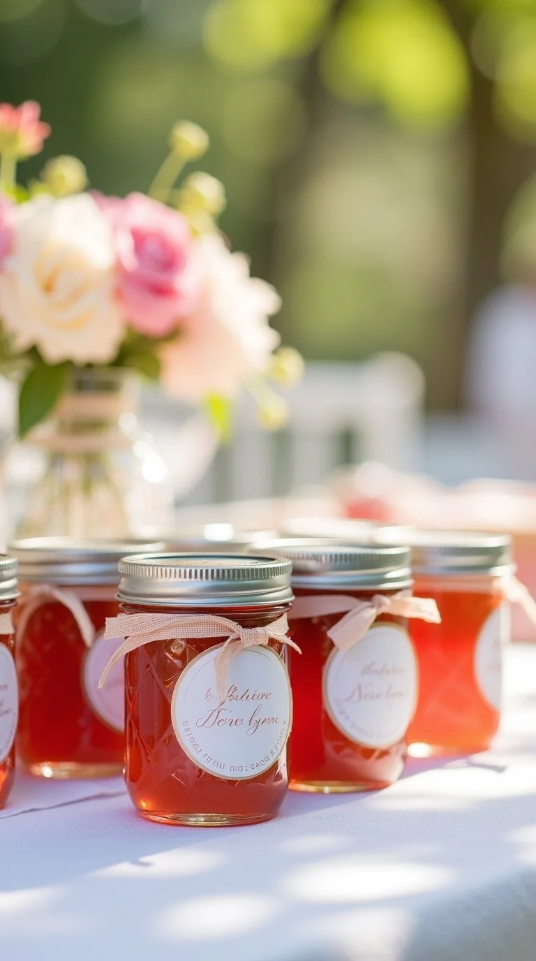 Summer brunch baby shower favors