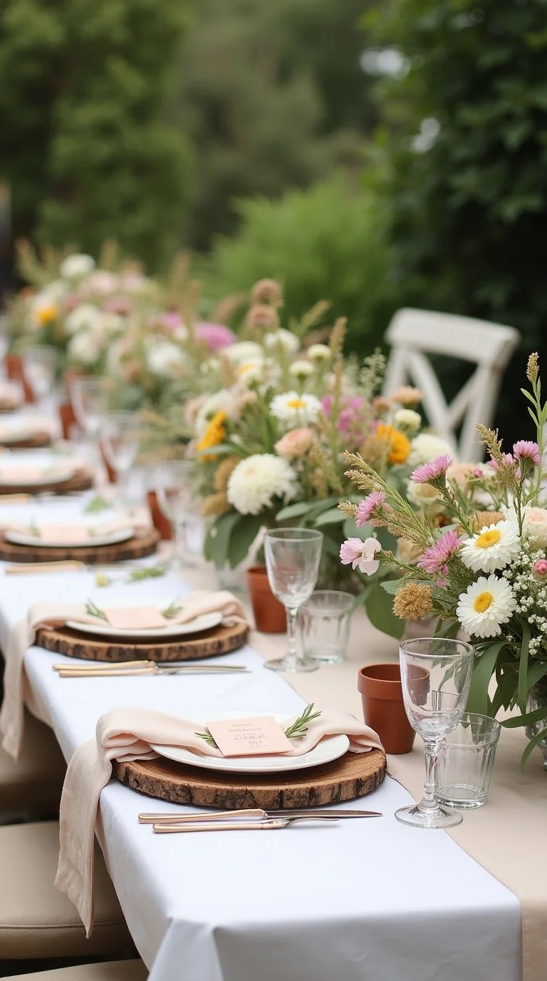 Summer brunch baby shower with a 'Baby in Bloom' theme