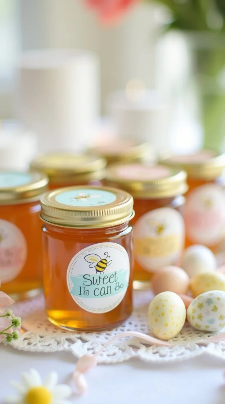 Easter-themed baby shower favors