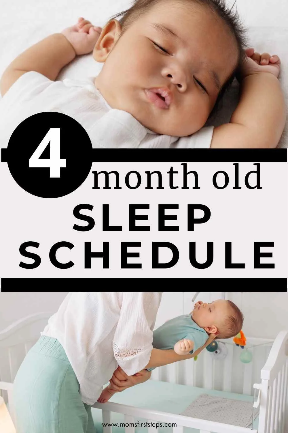 4 Month Old Sleep Schedule — Mom's First Steps