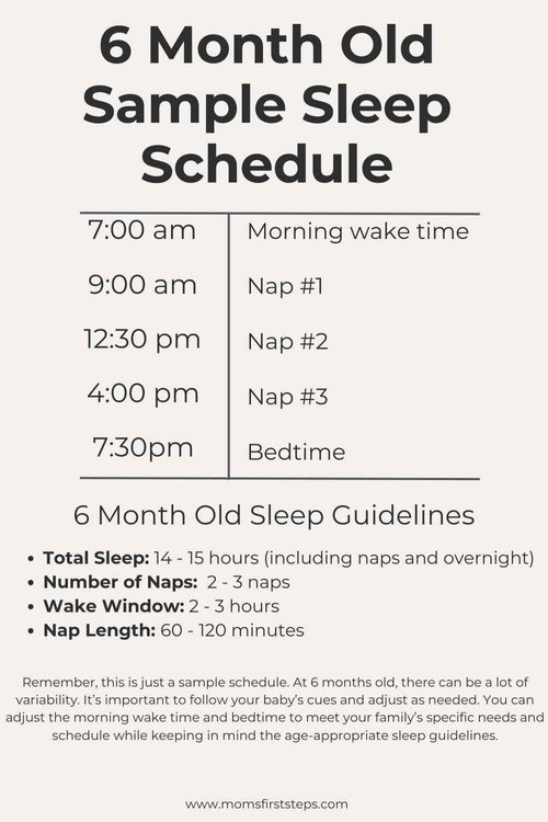 6 Month Old Sleep Schedule — Mom&rsquo;s First Steps