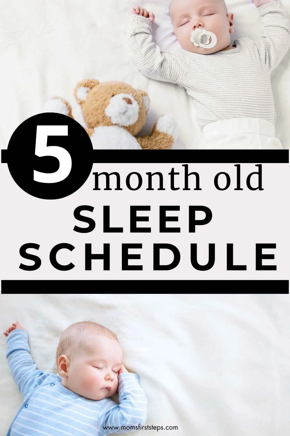 5 Month Old Sleep Schedule Mom s First Steps