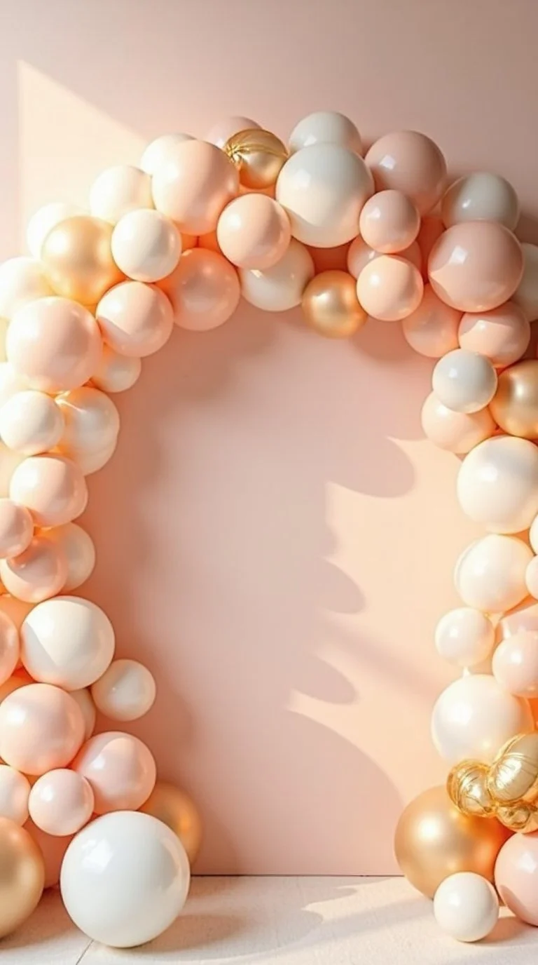 Peach-themed baby shower decoration.jpg