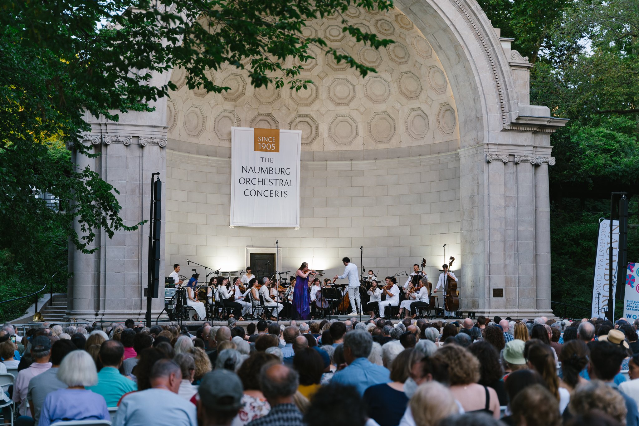 The Naumburg Bandshell in Central Park, NY