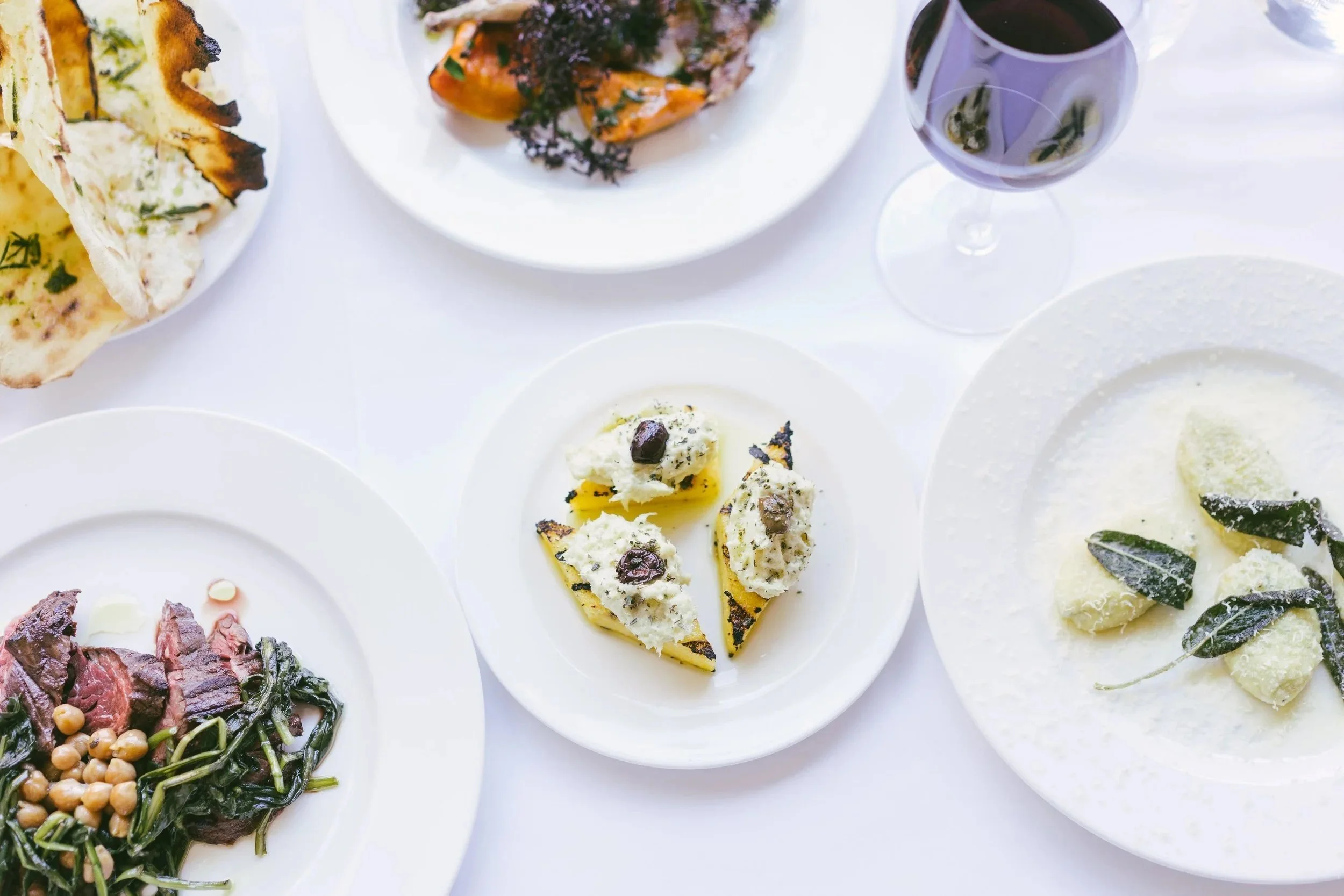 A delicious spread from King restaurant.
