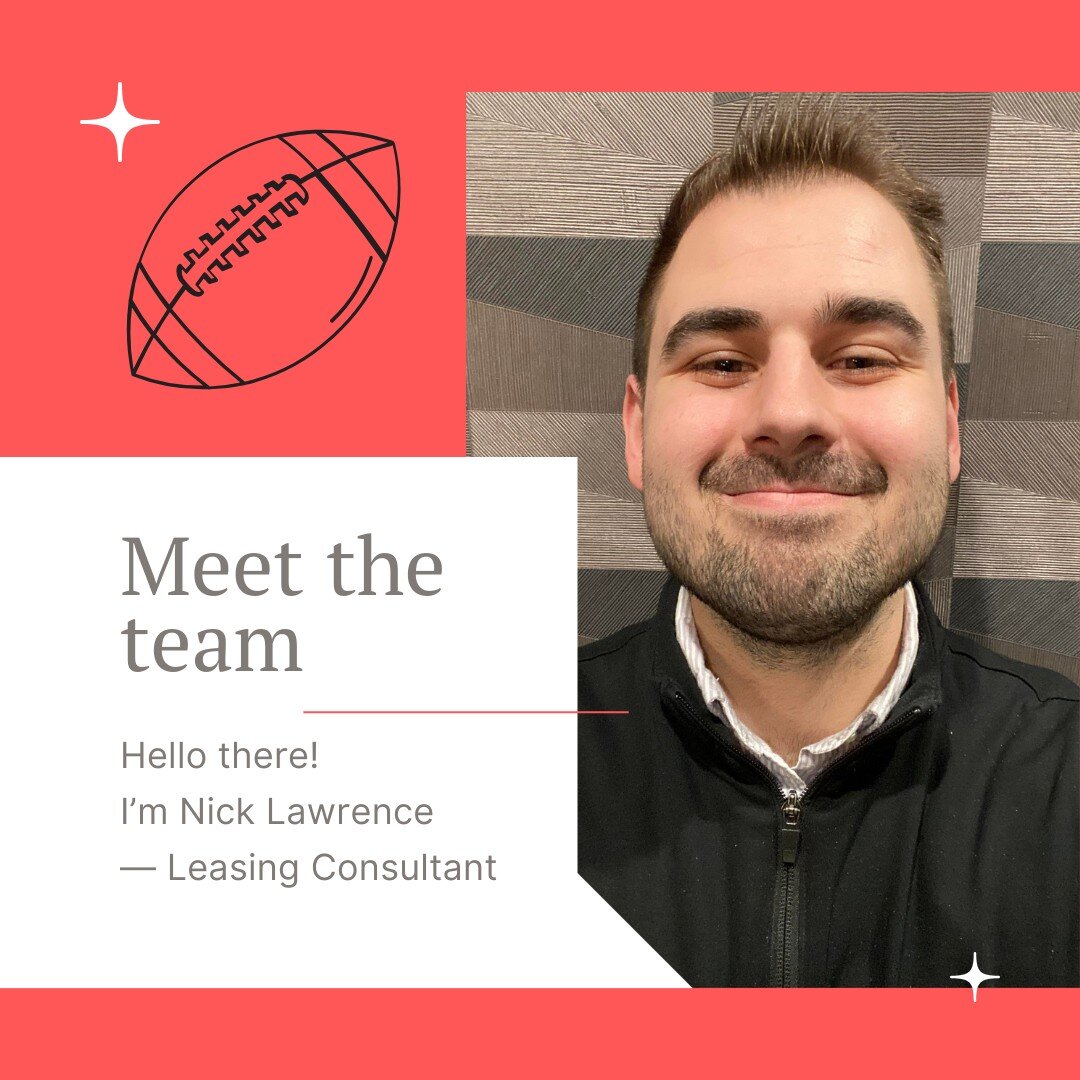 Meet our newest team member, Nick Lawrence! We are so excited to have a full office staff so we can continue to give our residents the best care possible.  Here a few fun facts about him: 
He is from Columbus, and he is a big Buckeye fan! 
Quentin Ta