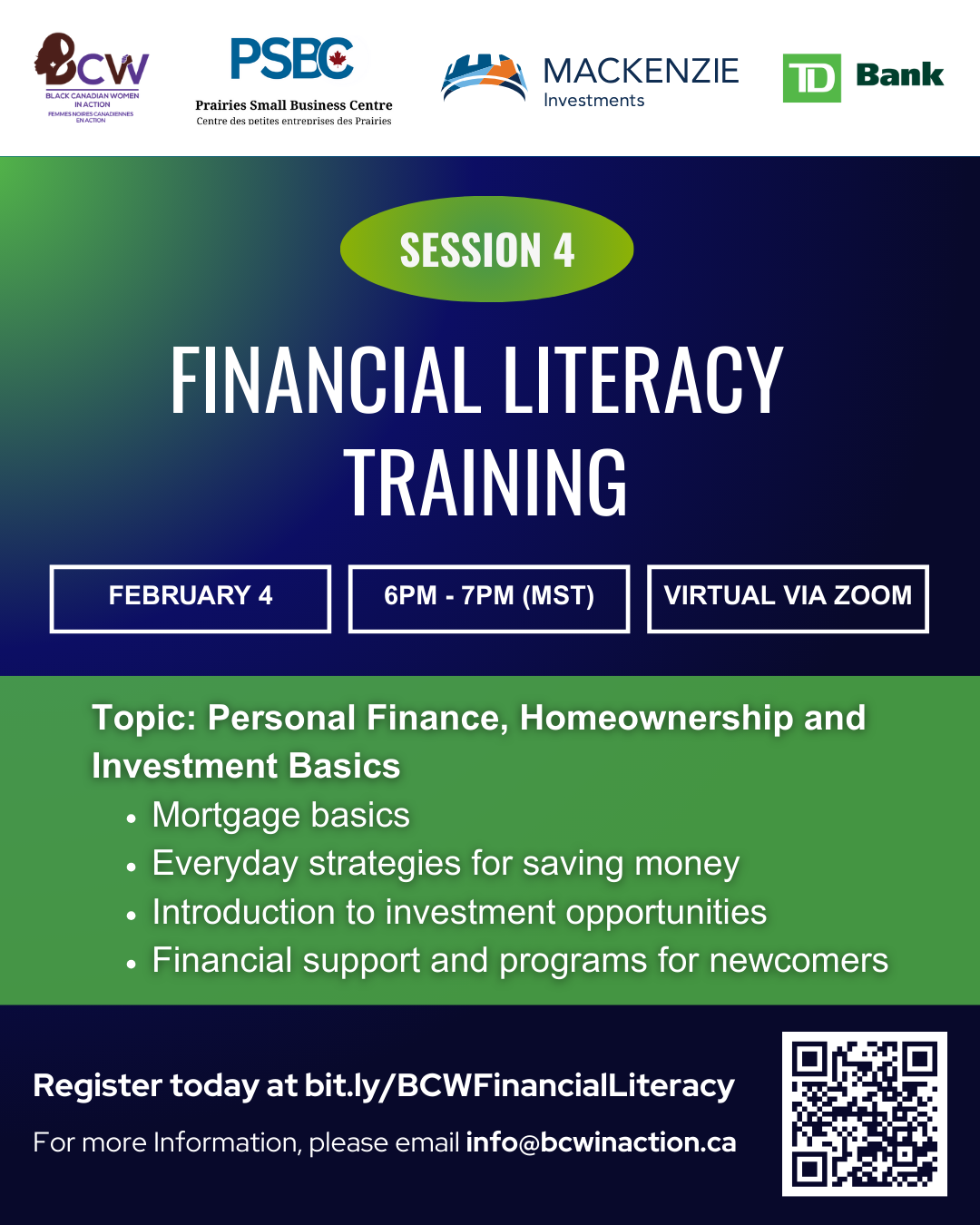 Financial Training Examples Financial Literacy Training - Session 4 — Black Canadian Women in Action
