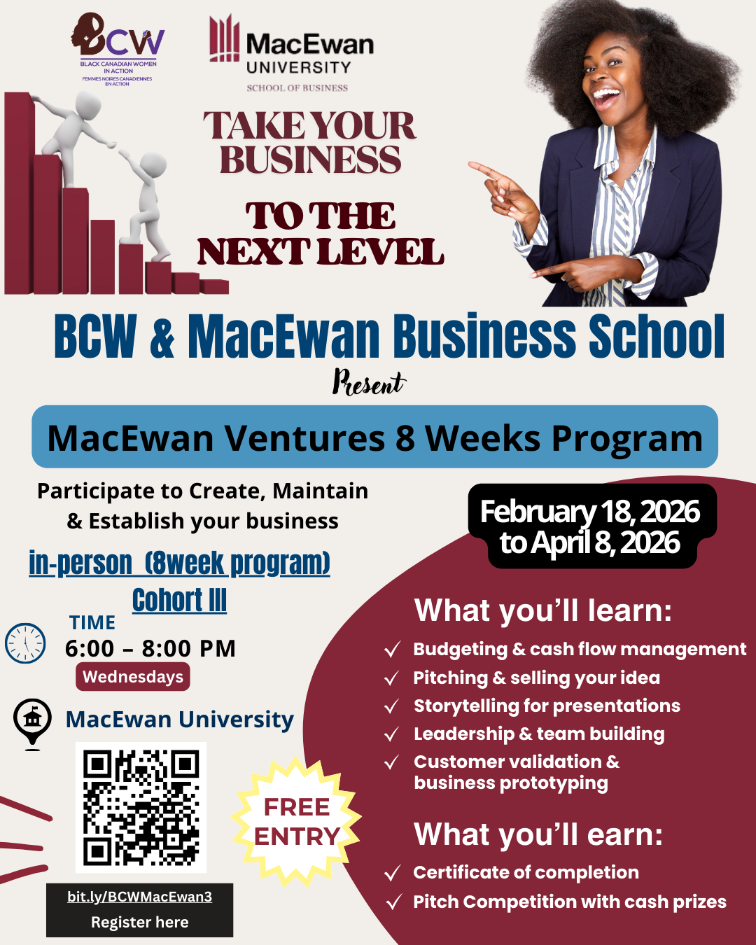 MacEwan Ventures 8-Week Program (Week 7) — Black Canadian Women in Action