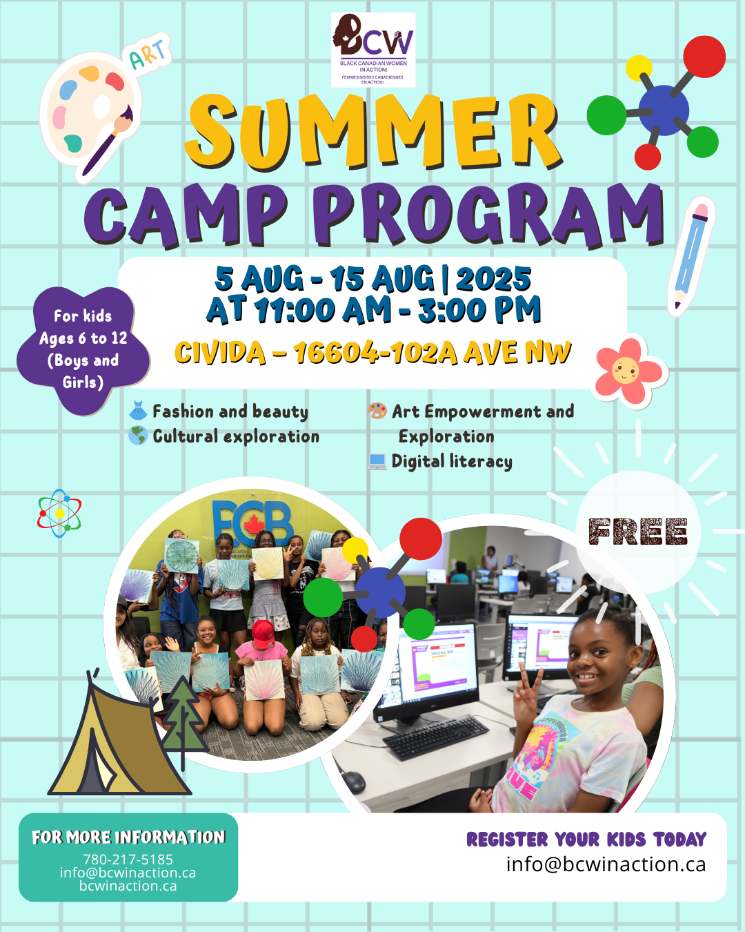 BCW Civida Kids Summer Camp 2025
