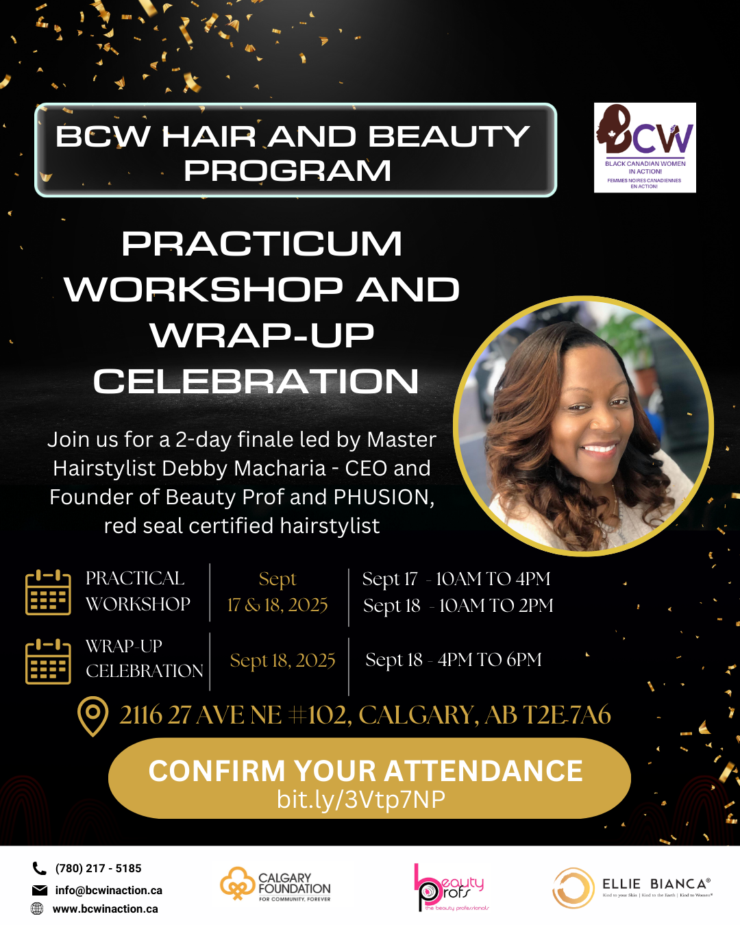 BCW Hair & Beauty Program – PRACTICAL WORKSHOP + WRAP-UP CELEBRATION!
