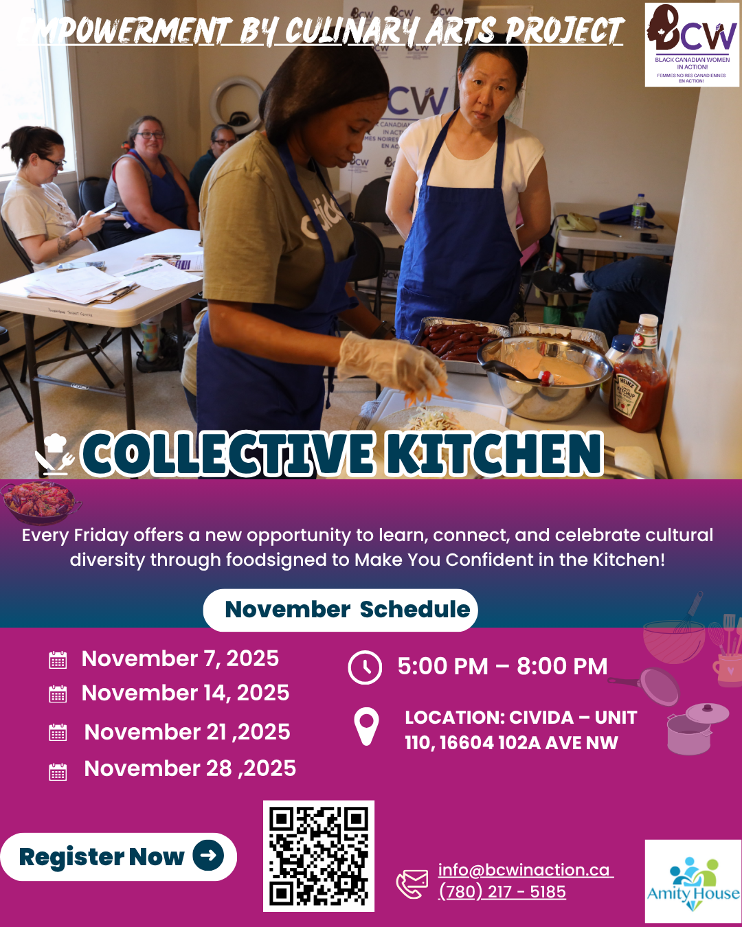 Cooking, Culture, and Connection - Every Friday in November!