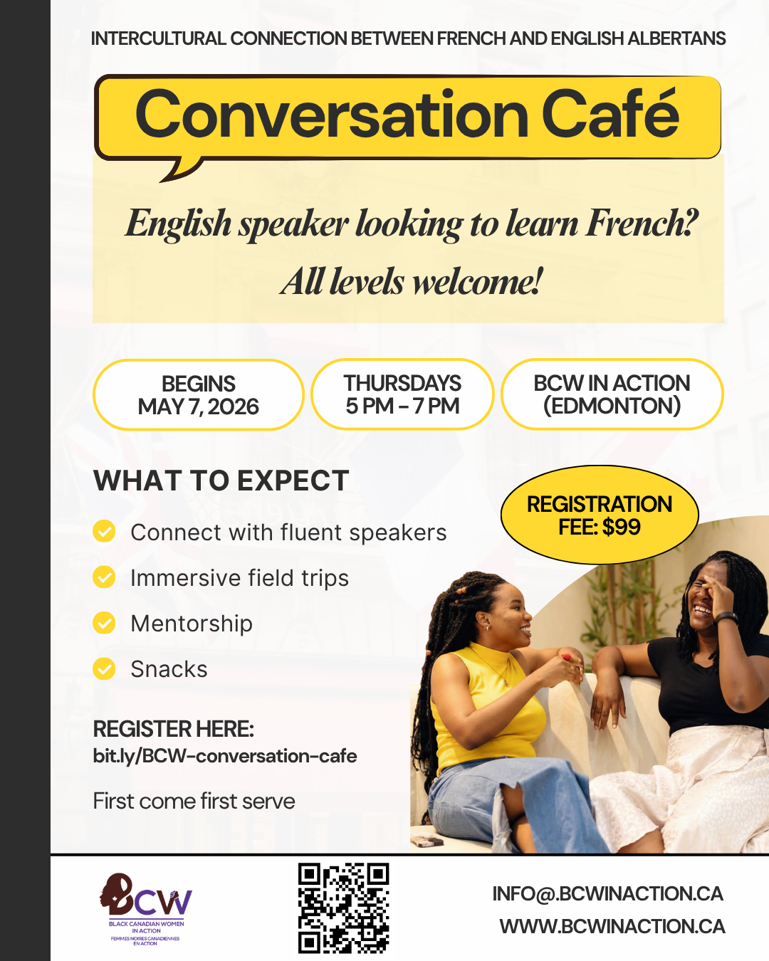 Language Learning Conversation Cafe — Black Canadian Women in Action
