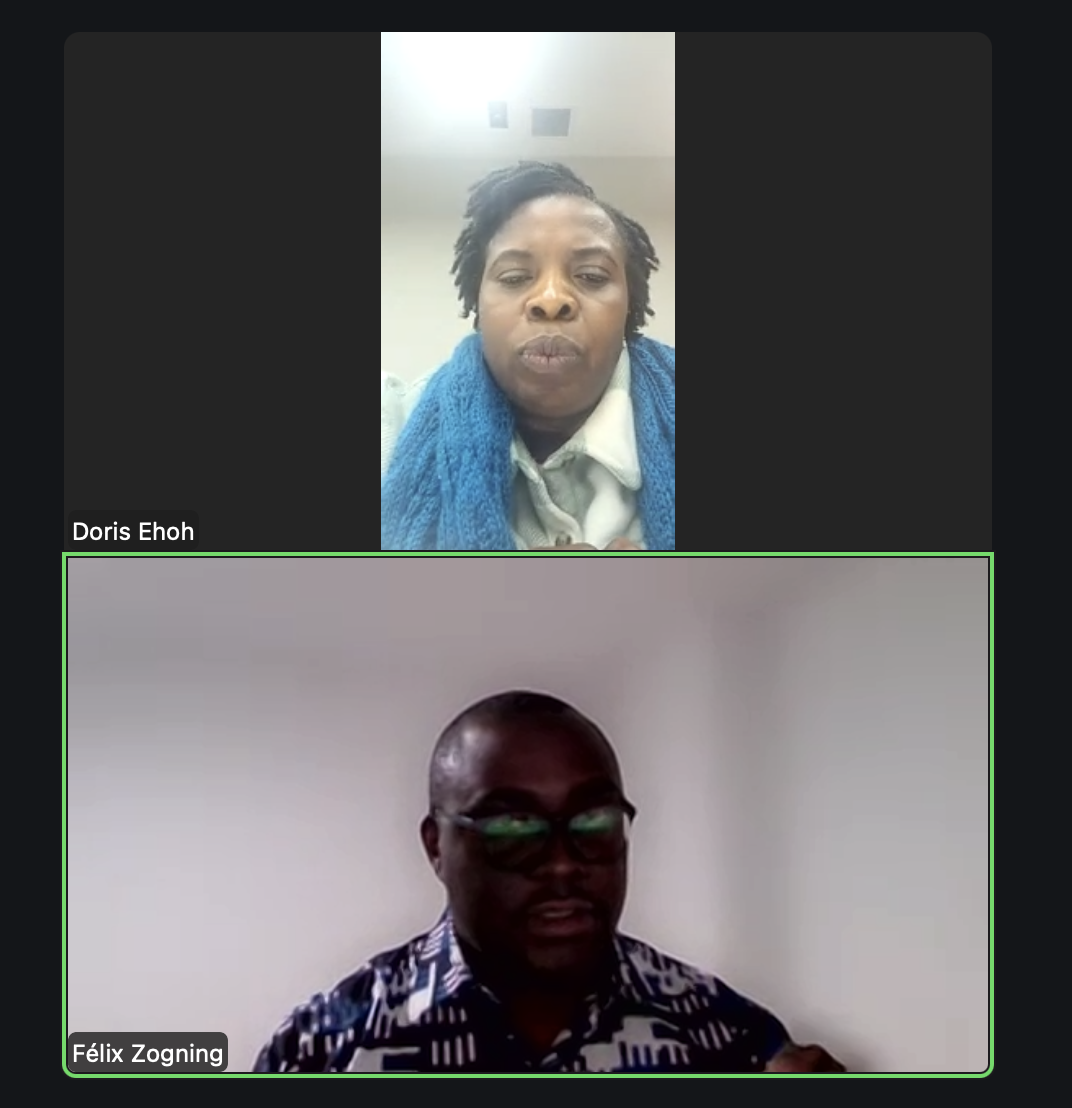 IDW Interpreter Doris Ehoh & Guest Speaker Félix Zogning.png