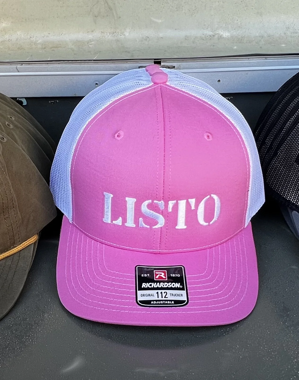 LISTO (Pink/white split) SnapBack