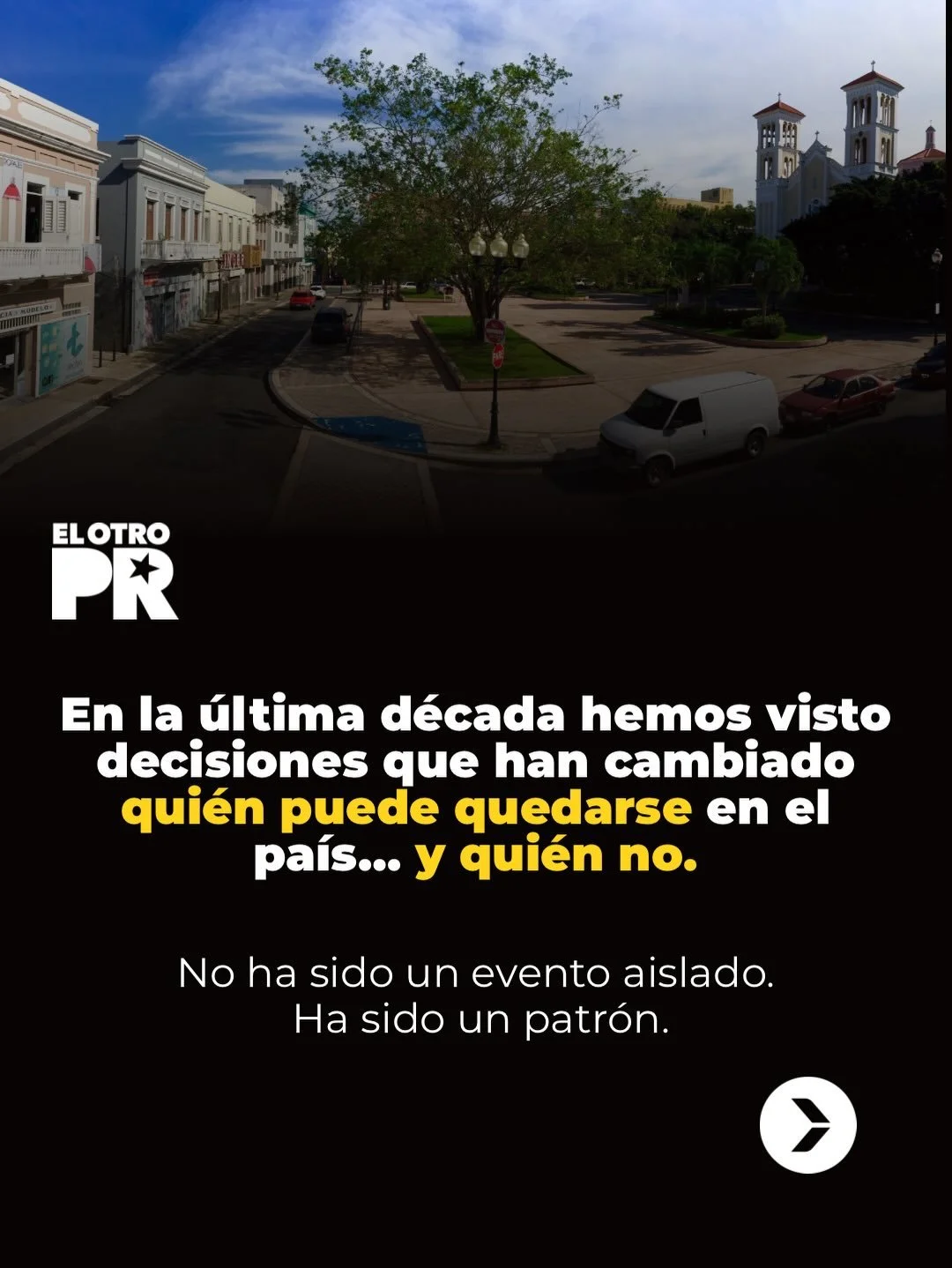 En El Otro Puerto Rico documentamos, denunciamos y proponemos porque creemos en algo fundamental: el derecho a permanecer.

Nuestro trabajo existe gracias a personas que entienden que el pa&iacute;s se defiende informando y organizando.

Si este cont