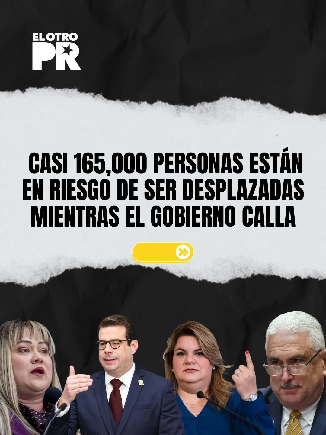 Casi 200,000 personas en Puerto Rico podr&iacute;an quedarse sin un lugar donde vivir.

Esto no es pol&iacute;tica, es una crisis real que impacta a nuestras familias, nuestros ni&ntilde;os y nuestras comunidades m&aacute;s vulnerables.

Inf&oacute;r