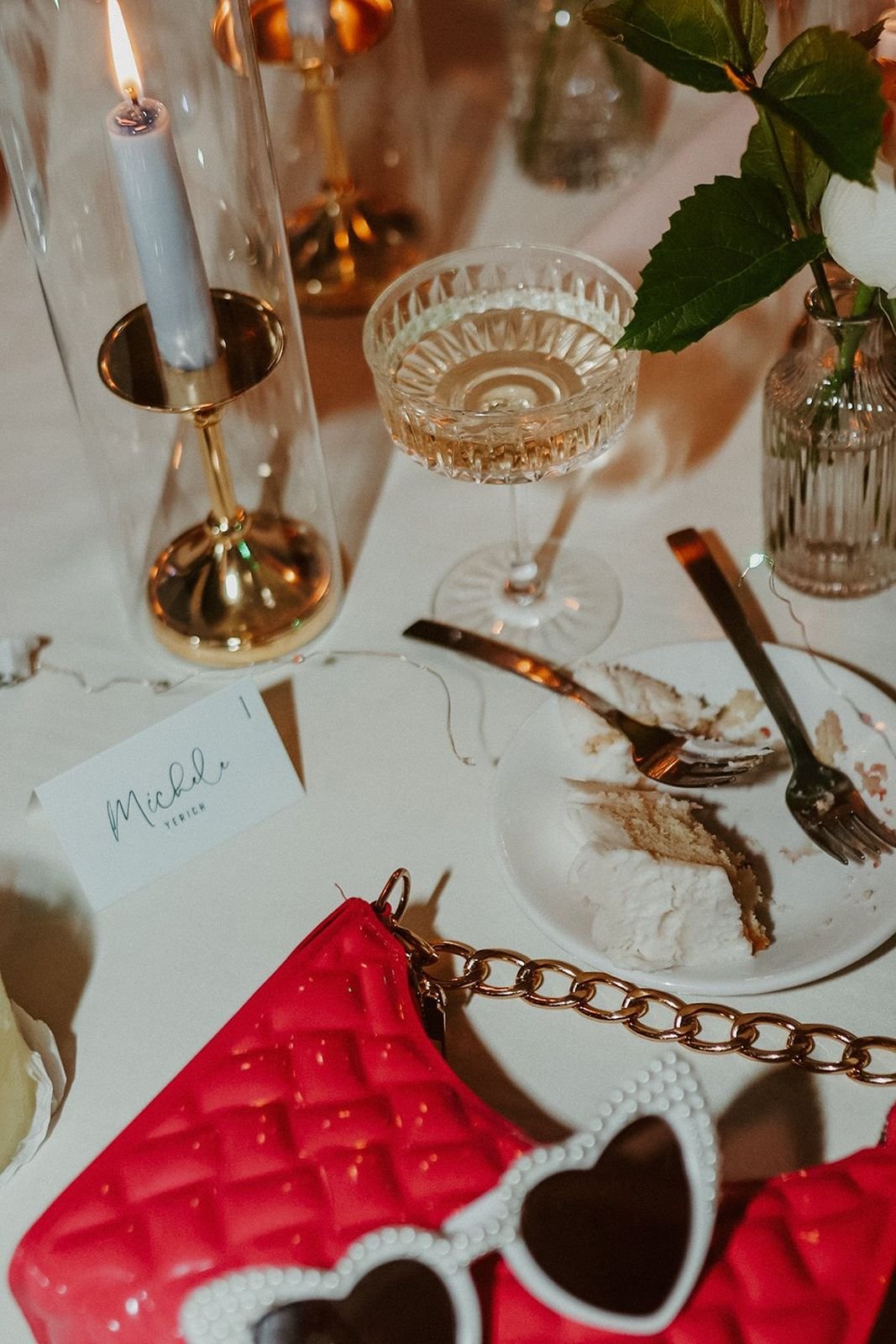 Table during reception