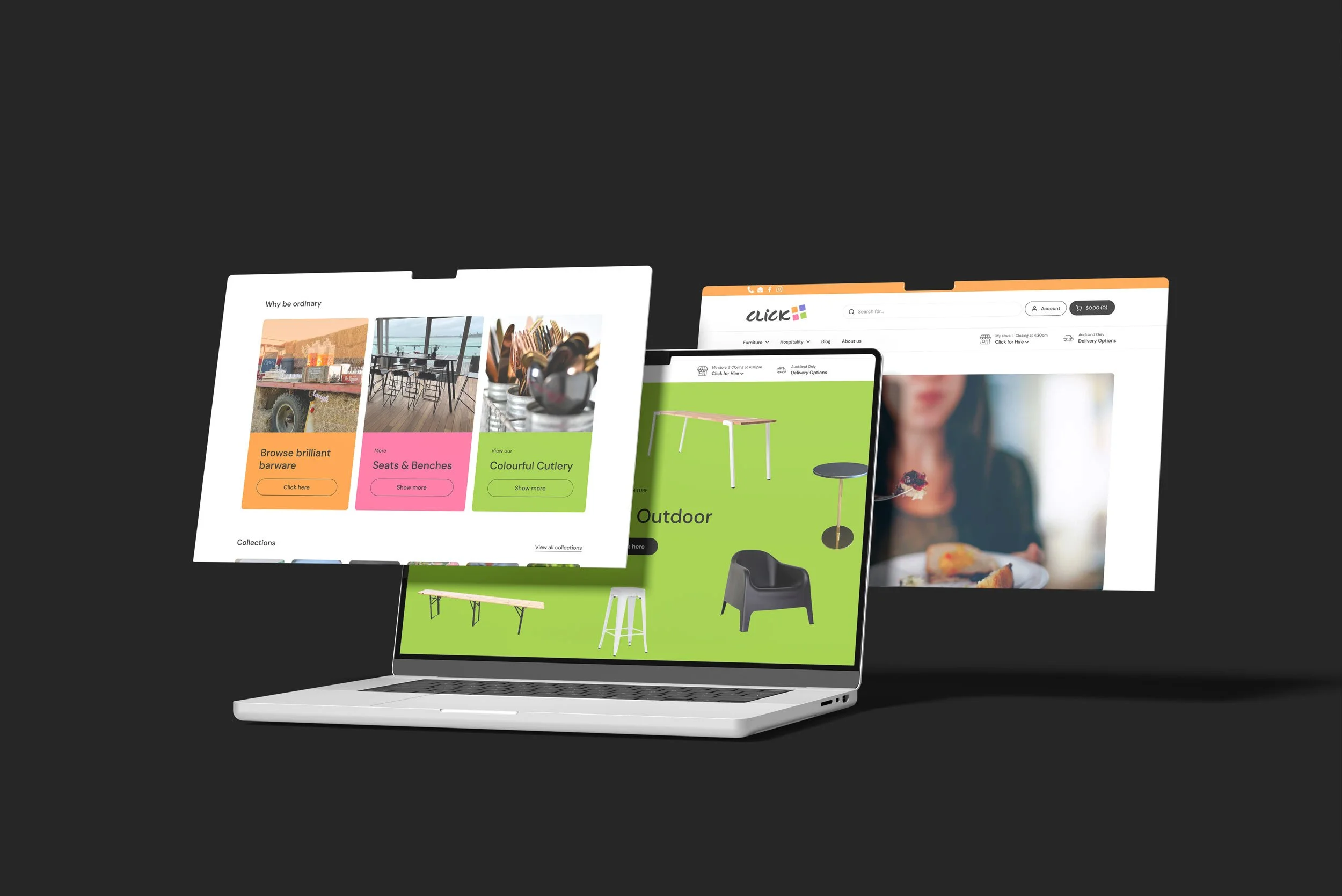 Shopify Website  |  Click for Hire