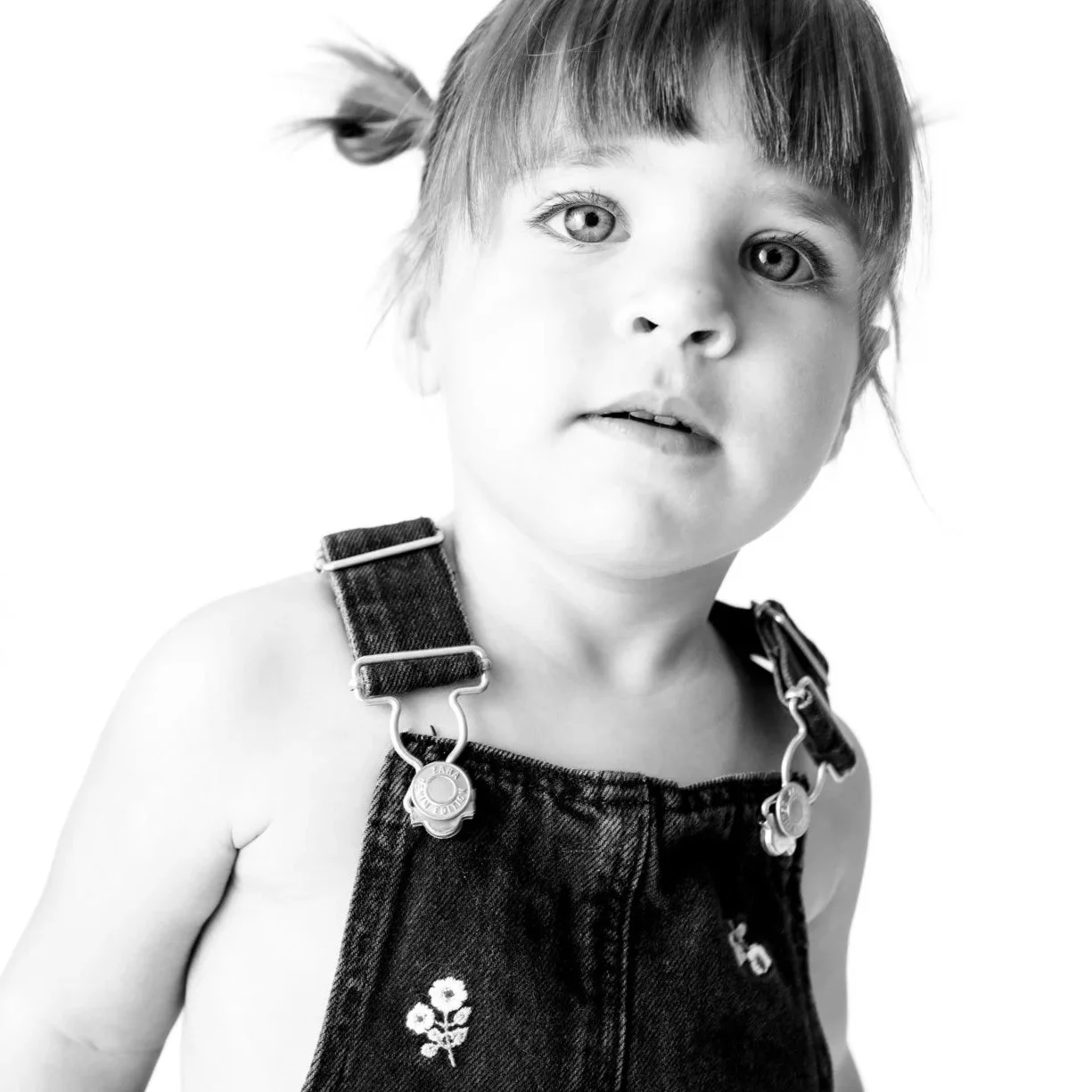 Orange County Personality Sessions- Black & White Kids Portraits